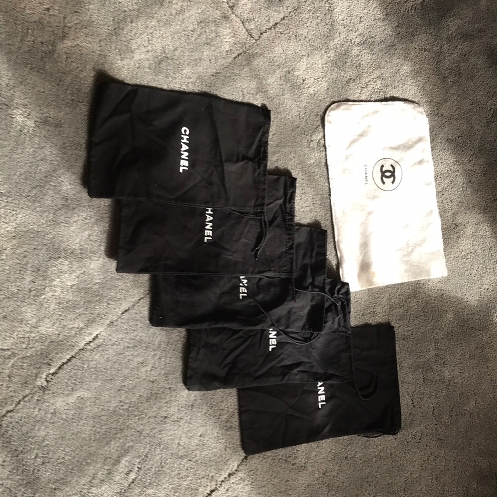 6 Chanel dust bags